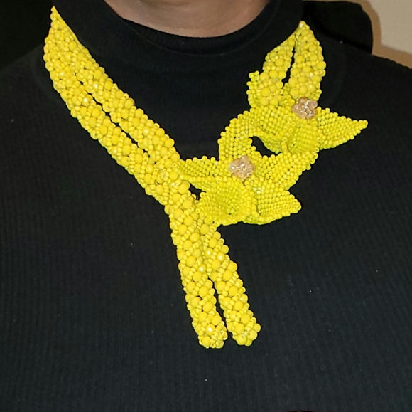 handmade crystal necklace - Picture 3 of 4